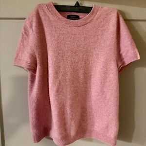 Quince cashmere short sleeve sweater